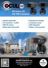 OCULi-HD-15 Wireless 4G 5MP PIR Camera
