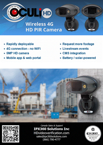 OCULi-HD-40 Wireless 4G 5MP Long Range PIR Camera