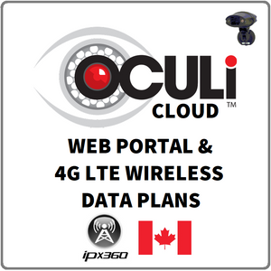 Portail Web OCULi CLOUD + forfaits de services de données sans fil 4G/LTE pour le Canada