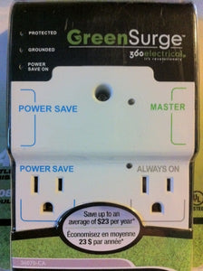 36070-CA 4-Outlet GreenSurge Protector (360electrical)