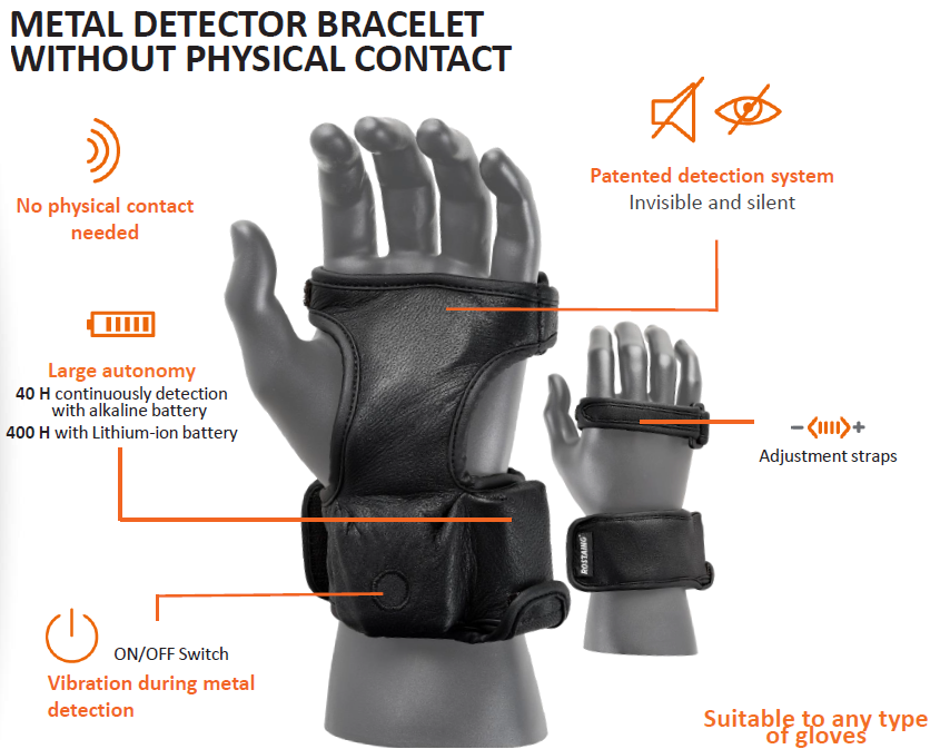 Scanforce Invisible Metal Detector Bracelet [B-STOCK]